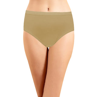 High Rise Hipster with Inner Elastic Panties - (Pack of 3)