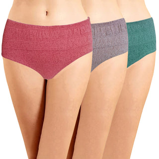 Broad Belt Inner Elastic Panties (Pack of 3)