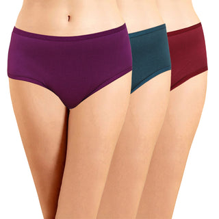 ICOE-026 Hipster Panties with Outer Elastic (Pack of 3)