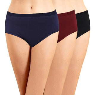 ICOE-019 Hipster Panties with Outer Elastic (Pack of 3)