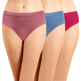ICIN-012 Hipster Panties with Inner Elastic (Pack of 3)