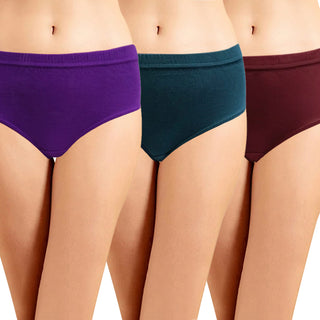 ICIN-010 Hipster Panties with Inner Elastic (Pack of 3)