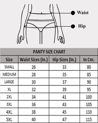 Combo ML 1 Hipster Panties Full Coverage with Outer Elastic - (Pack of 3)